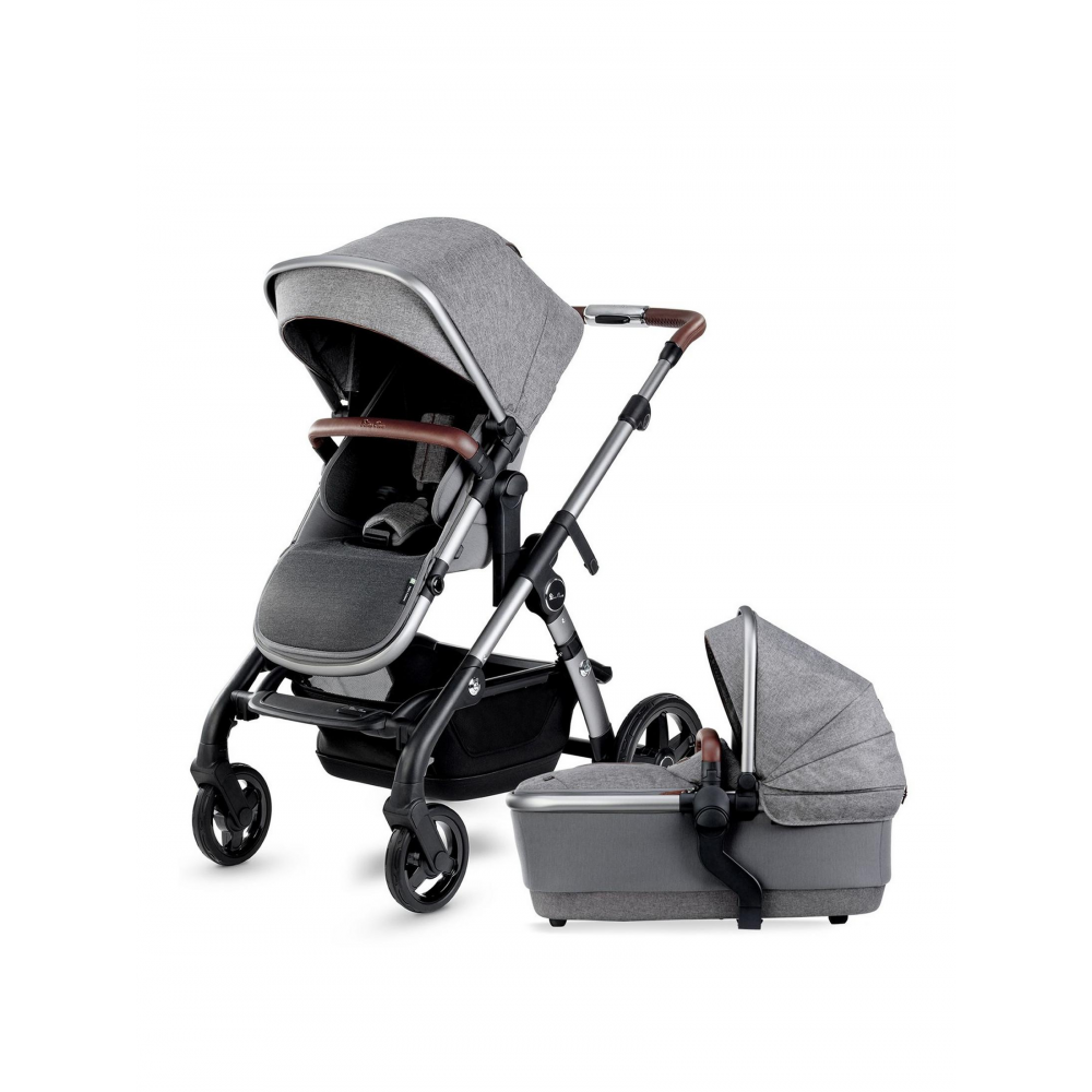 Silver Cross Wave 2 in 1 Travel System Zinc