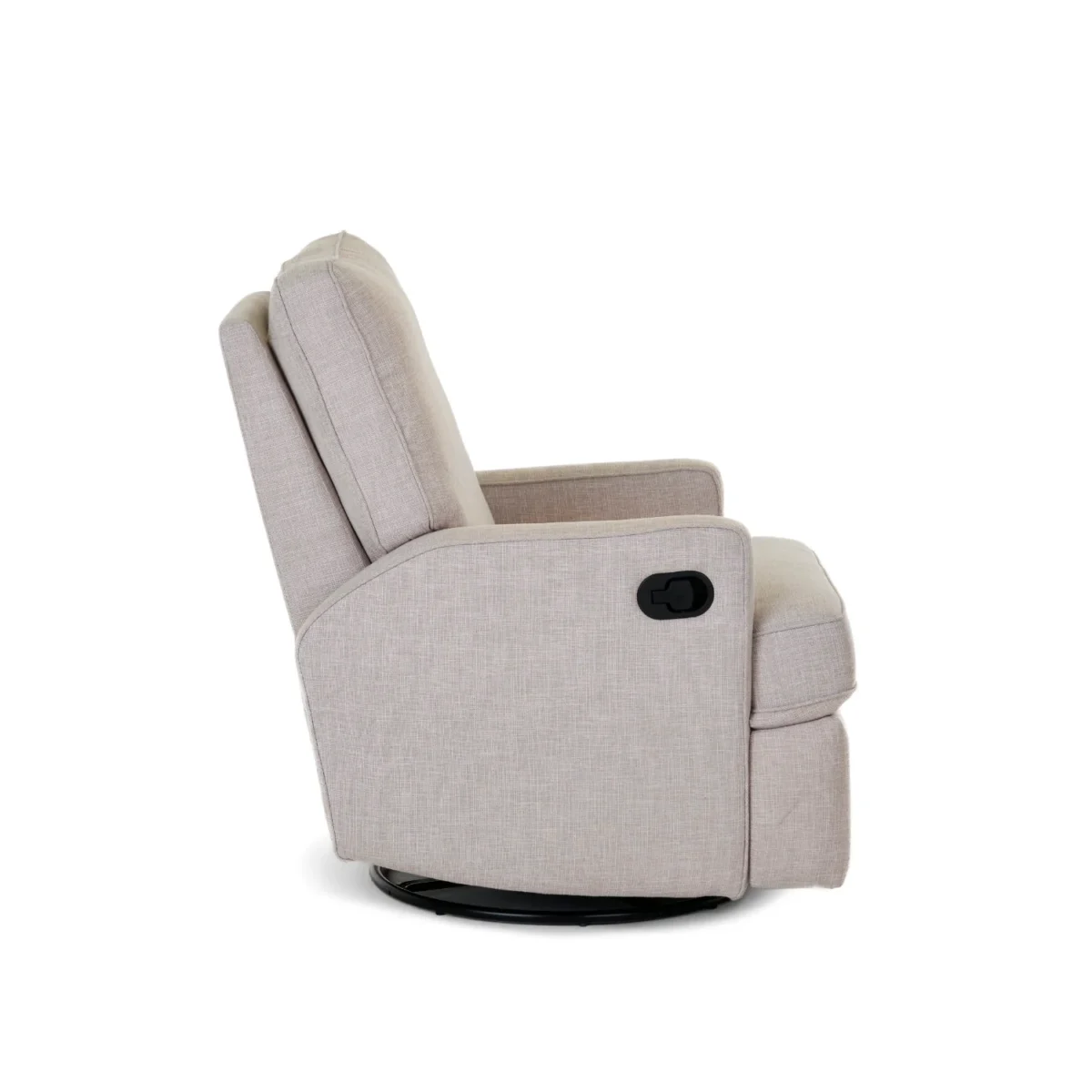 Obaby Madison Swivel Glider Recliner Chair - Oatmeal - Image 5