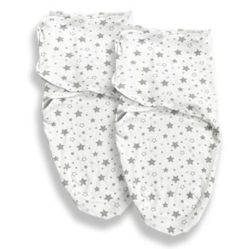 Callowesse Newborn Baby Swaddle - 0-3 Months - Starry Night - Pack of 2