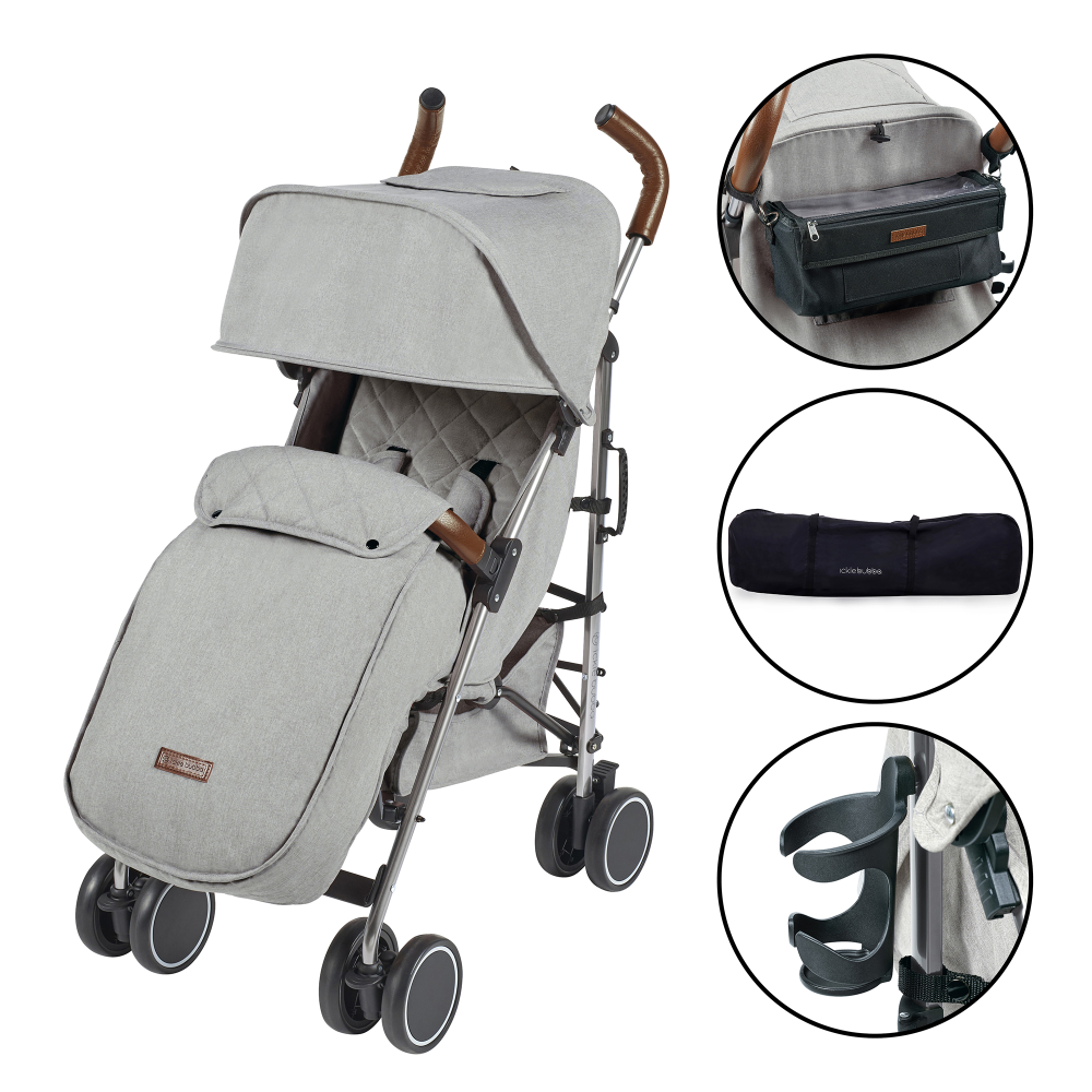 Ickle Bubba Discovery Prime Stroller - Grey