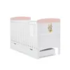 Obaby Grace Inspire Cot Bed & Underdrawer - Water Colour Rabbit - Pink