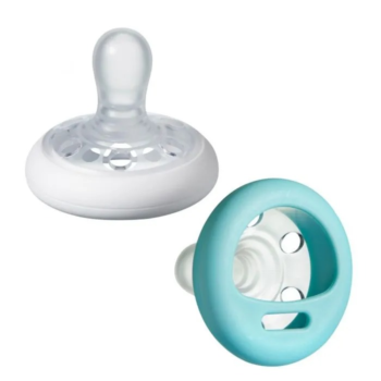 Tommee Tippee Close to Nature Breast Like Soothers 0-6 Months - Pack of 2