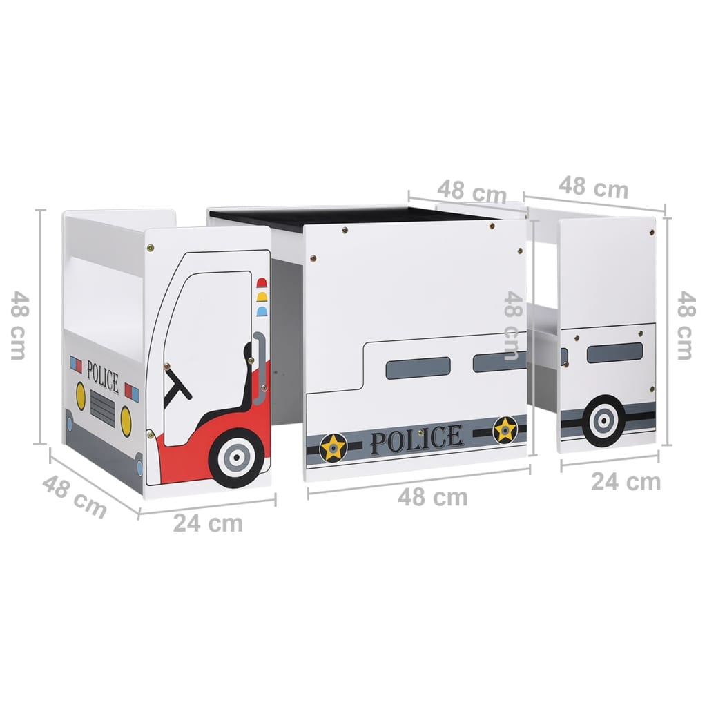 turais_3_piece_kids_table_and_chair_set_police_car_design_8