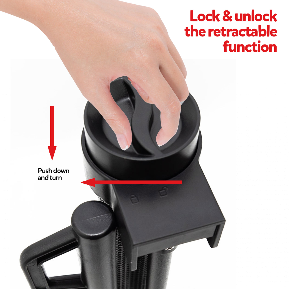 Air Retractable Stair Gate How to Operate