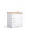 Little Acorns Burlington Dresser - White/Oak