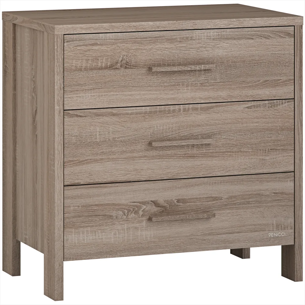 Venicci Forenzo 2 Piece Room Set - Truffle Oak - Image 7