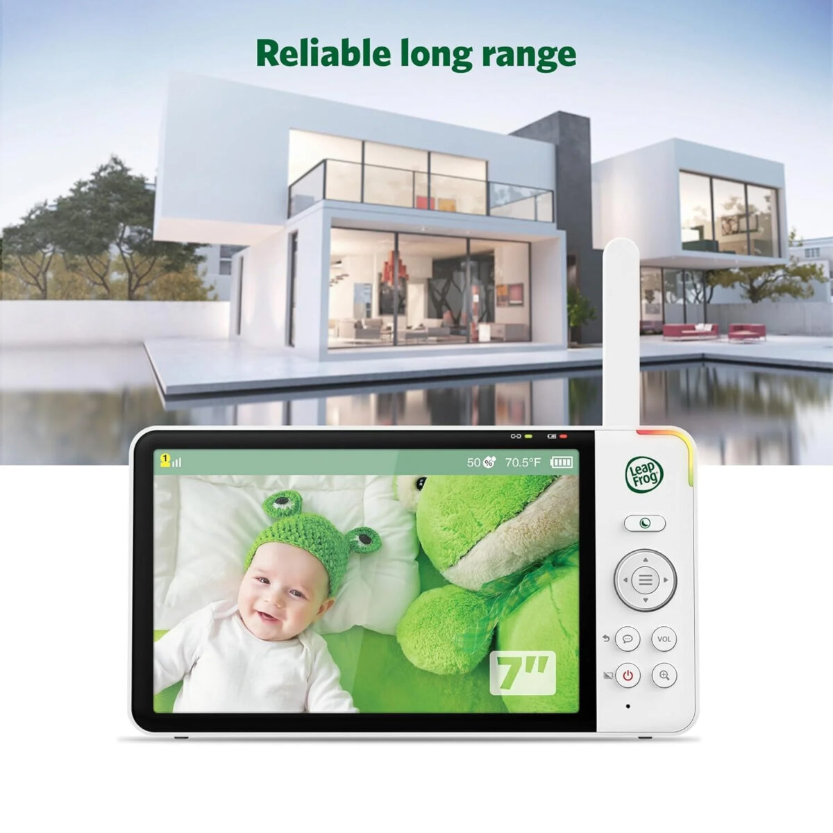 LeapFrog LF920HD 7" Video Baby Monitor with Colour Night Vision - Image 16