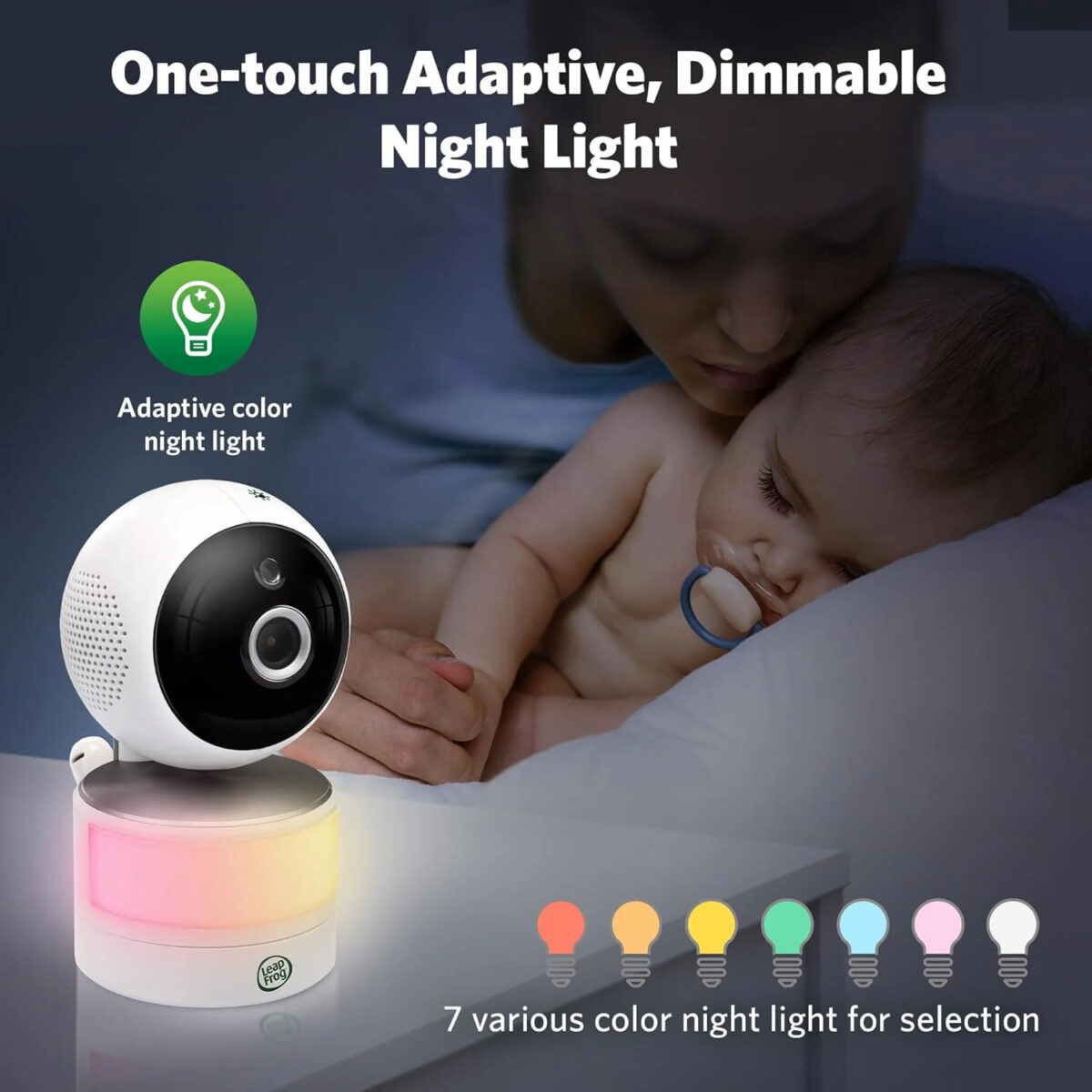 LeapFrog LF920HD 7" Video Baby Monitor with Colour Night Vision - Image 5