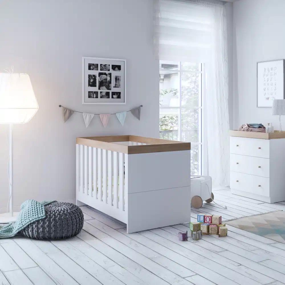 Little Acorns Burlington 2 Piece Room Set White Oak