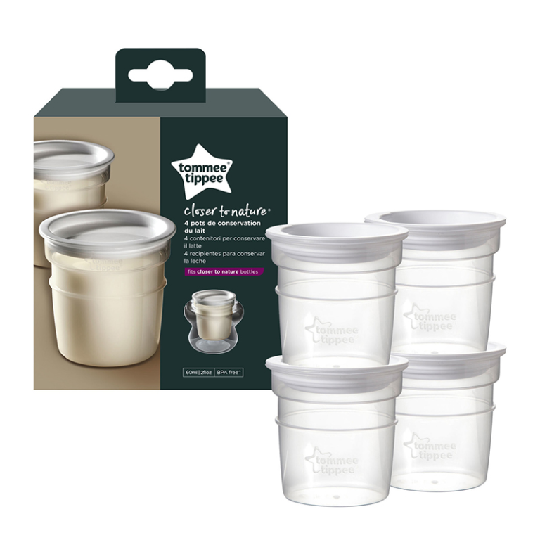 Tommee Tippee Breast Milk Storage Containers 4 pack Olivers BabyCare