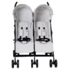 My Babiie MB11 Billie Faiers Twin Stroller - Grey Chevron