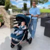 My Babiie MB200 Dani Dyer Pushchair - Navy Giraffe