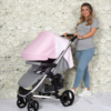 My Babiie MB200 Dani Dyer Pushchair - Pink & Grey Marbled
