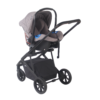 My Babiie MB500 Quilted Travel System - Grey Melange
