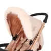 My Babiie Pram Hood Fur Trim - Blush