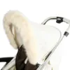 My Babiie Pram Hood Fur Trim - Cream