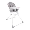 My Babiie MBHC1 Compact Highchair - Grey Stars