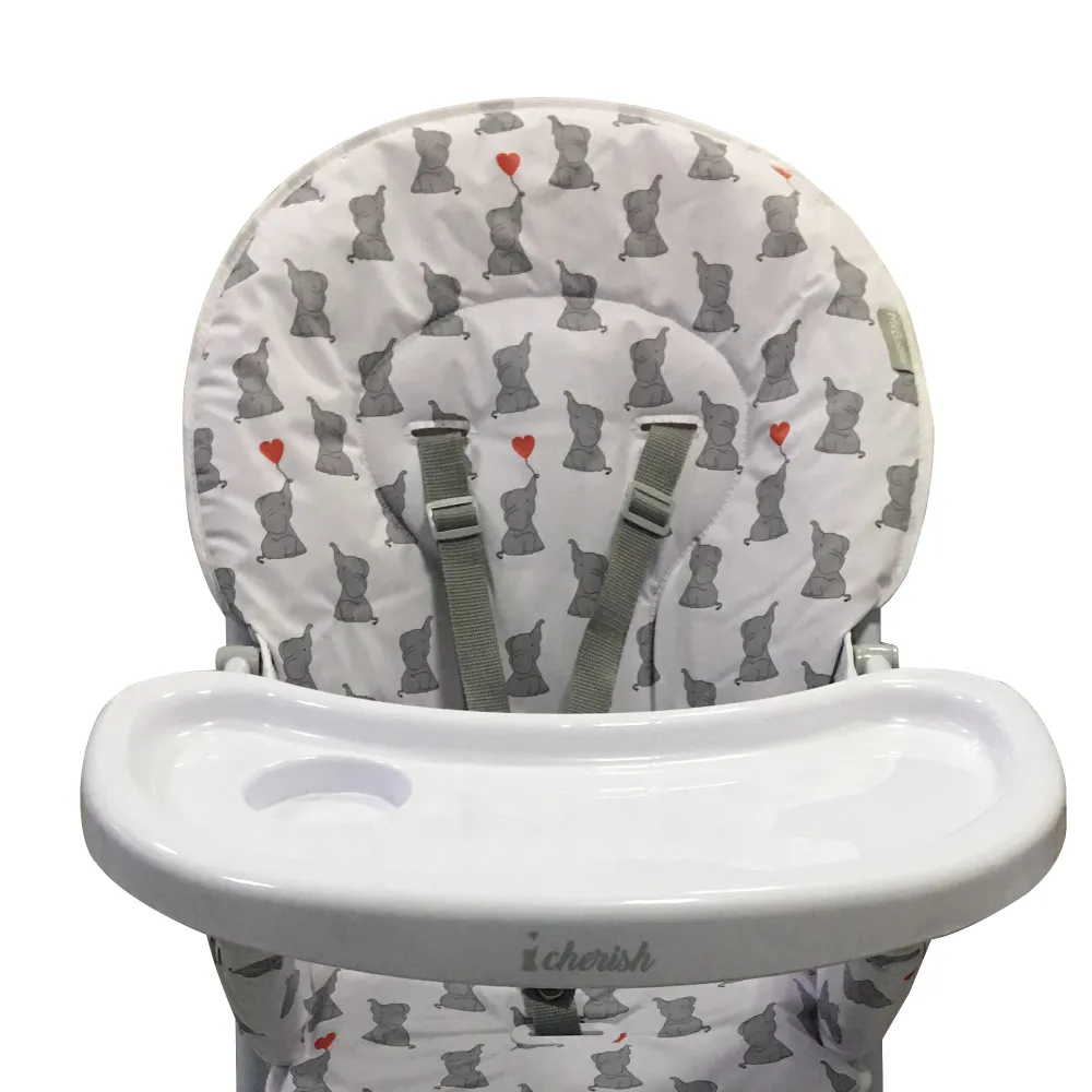 My Babiie MBHC1 Dani Dyer Compact Highchair - Elephants