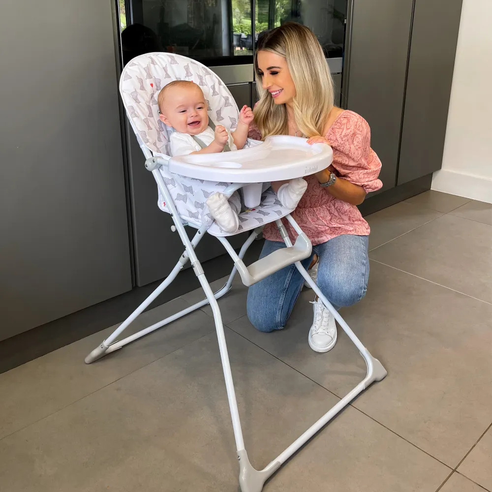 My Babiie MBHC1 Dani Dyer Compact Highchair - Elephants