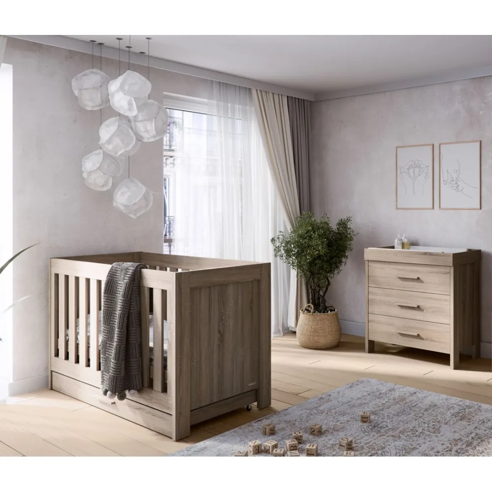 Venicci Forenzo 2 Piece Room Set - Truffle Oak - Image 8