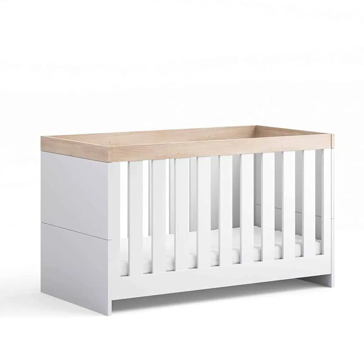 Little Acorns Burlington Cot-Bed - White Oak - Image 2