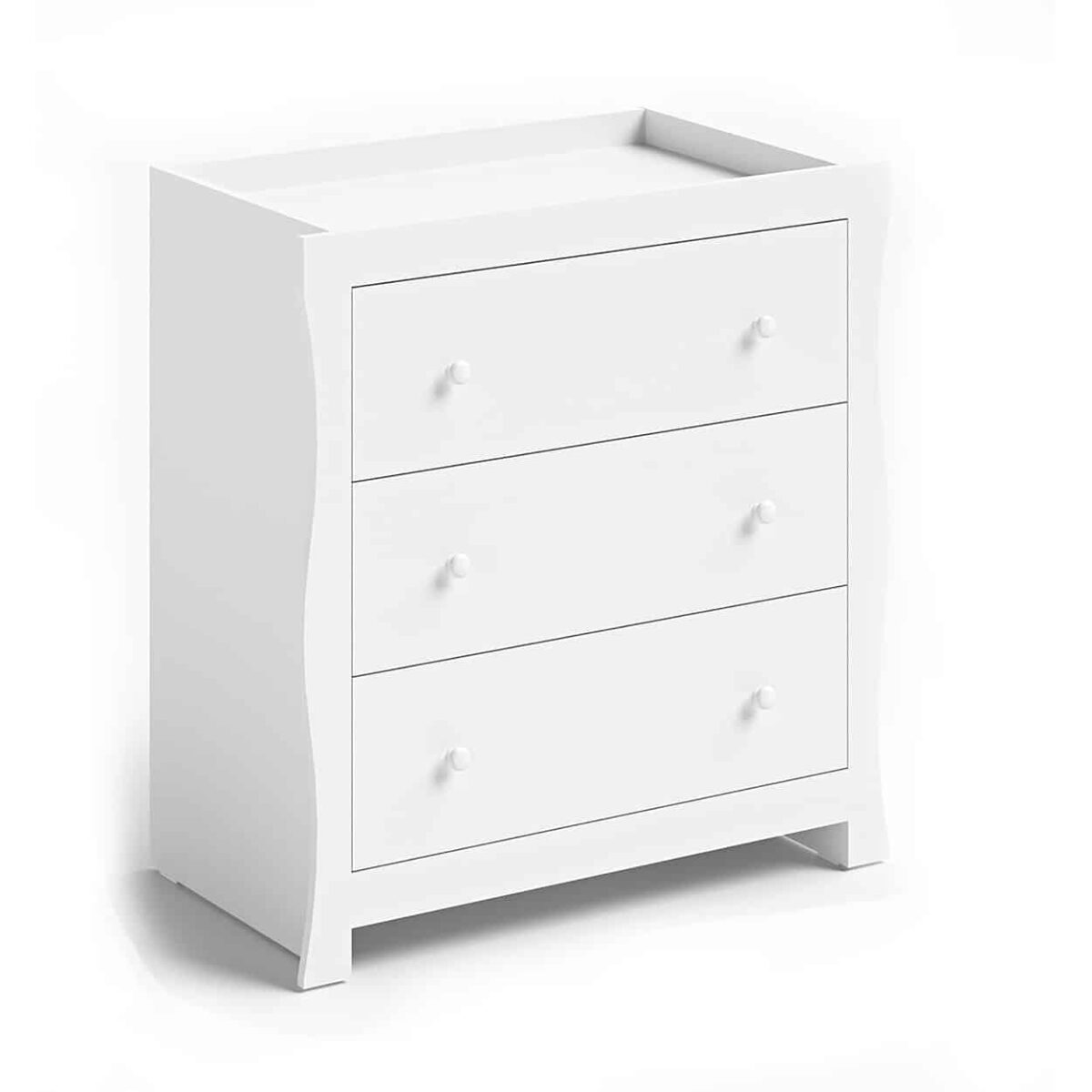 Little Acorns Traditional Changing Table Dresser - White