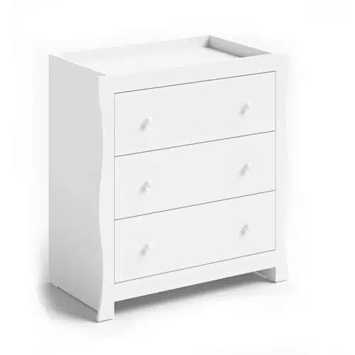 Little Acorns Traditional Changing Table Dresser - White