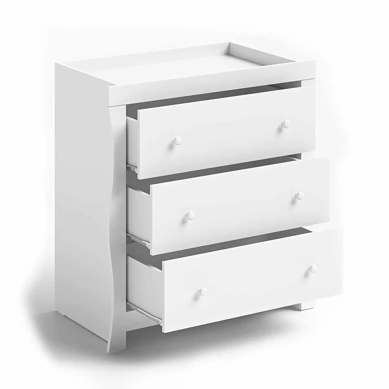 Little Acorns Traditional Changing Table Dresser White