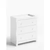 Little Acorns Traditional Changing Table Dresser – White