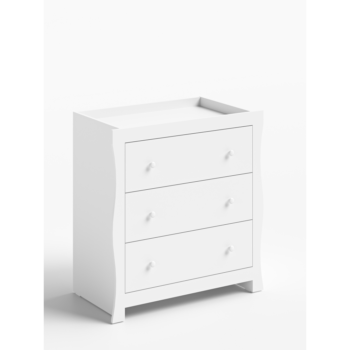 Little Acorns Traditional Changing Table Dresser – White