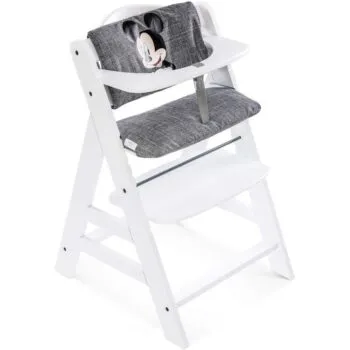Disney Alpha Highchair Pad Deluxe - Mickey Grey