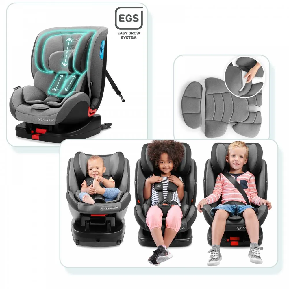 DISCONTINUED Kinderkraft Vado Group 0+/1/2 ISOFIX Car Seat - Black - Image 6