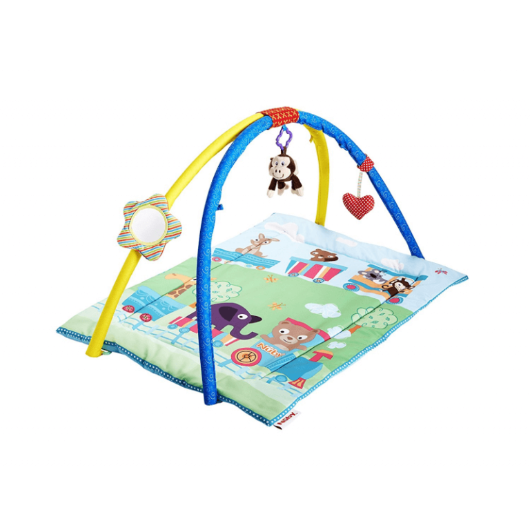 Nuby Activity Play Gym Fun Soft Mat Waterproof & Machine Washable