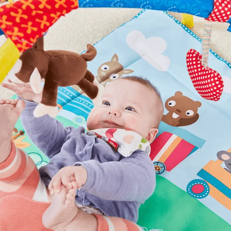 Nuby Activity Play Gym Fun Soft Mat Waterproof Machine Washable