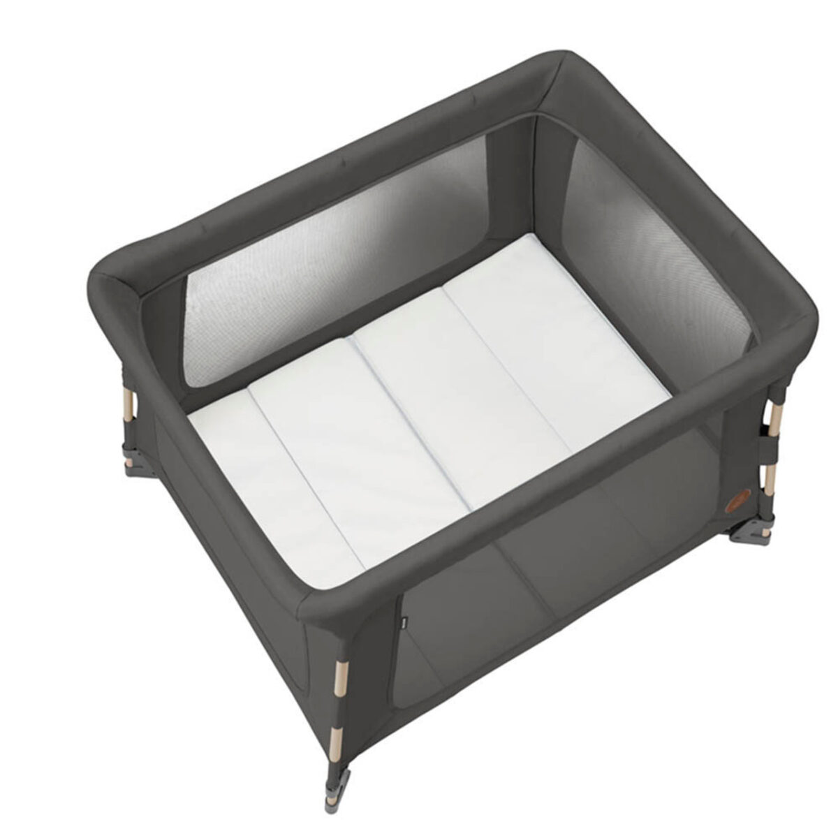swift flash fold travel cot beyond graphite 3