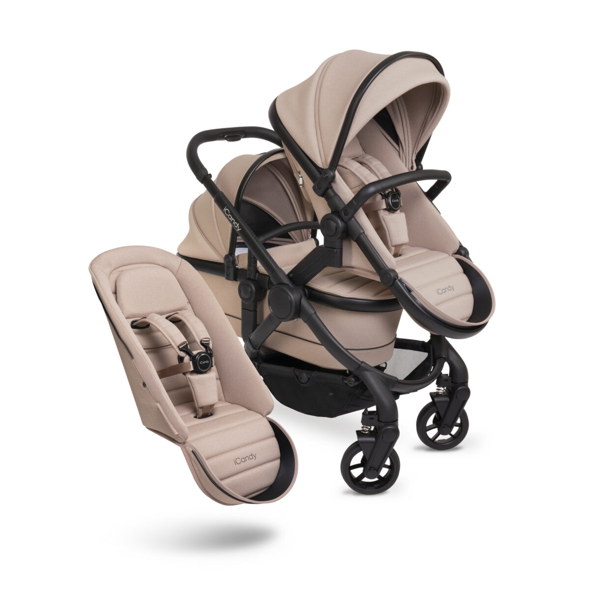 Icandy double carrycot sales