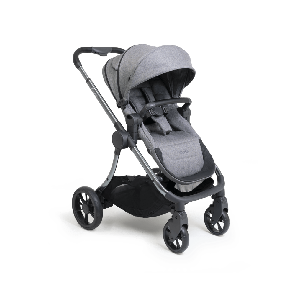Photos - Pushchair iCandy Lime Lifestyle -  & Carrycot Charcoal bsr14619chc 