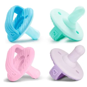 Munchkin Soothe and Teethe Silicone Soothers 2 Pack