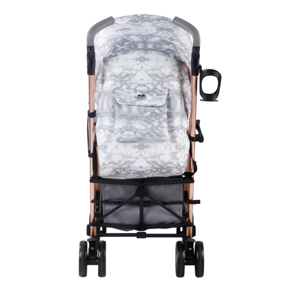 My Babiie - MB51 Samantha Faiers Grey Marble Lightweight Stroller - Image 4