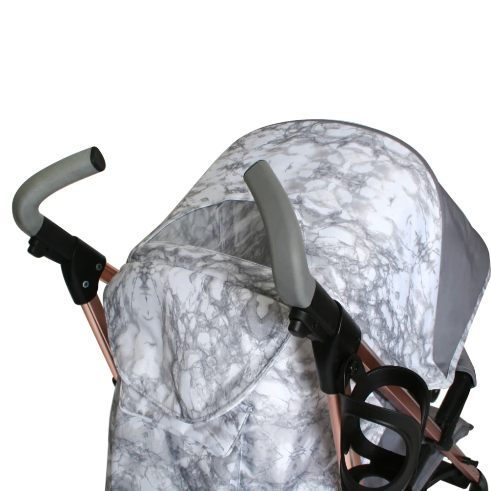 My Babiie - MB51 Samantha Faiers Grey Marble Lightweight Stroller - Image 7