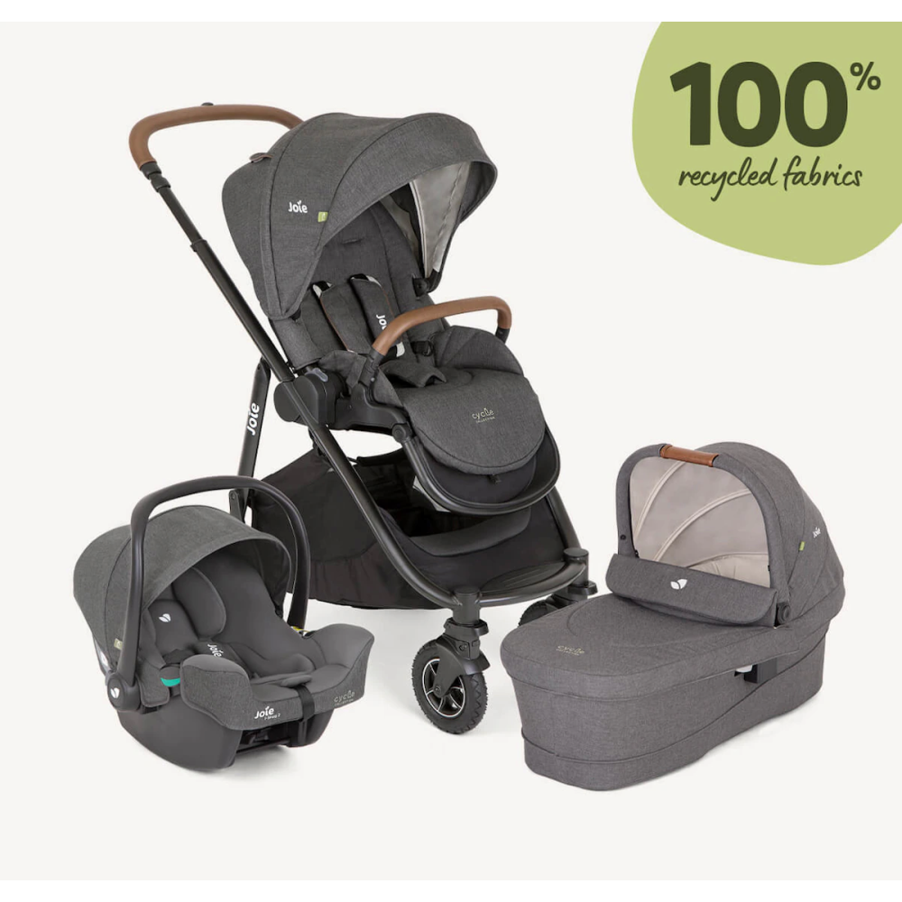 Photos - Pushchair Joie Versatrax Trio Cycle 3 in 1 Travel System bsr14694gry 