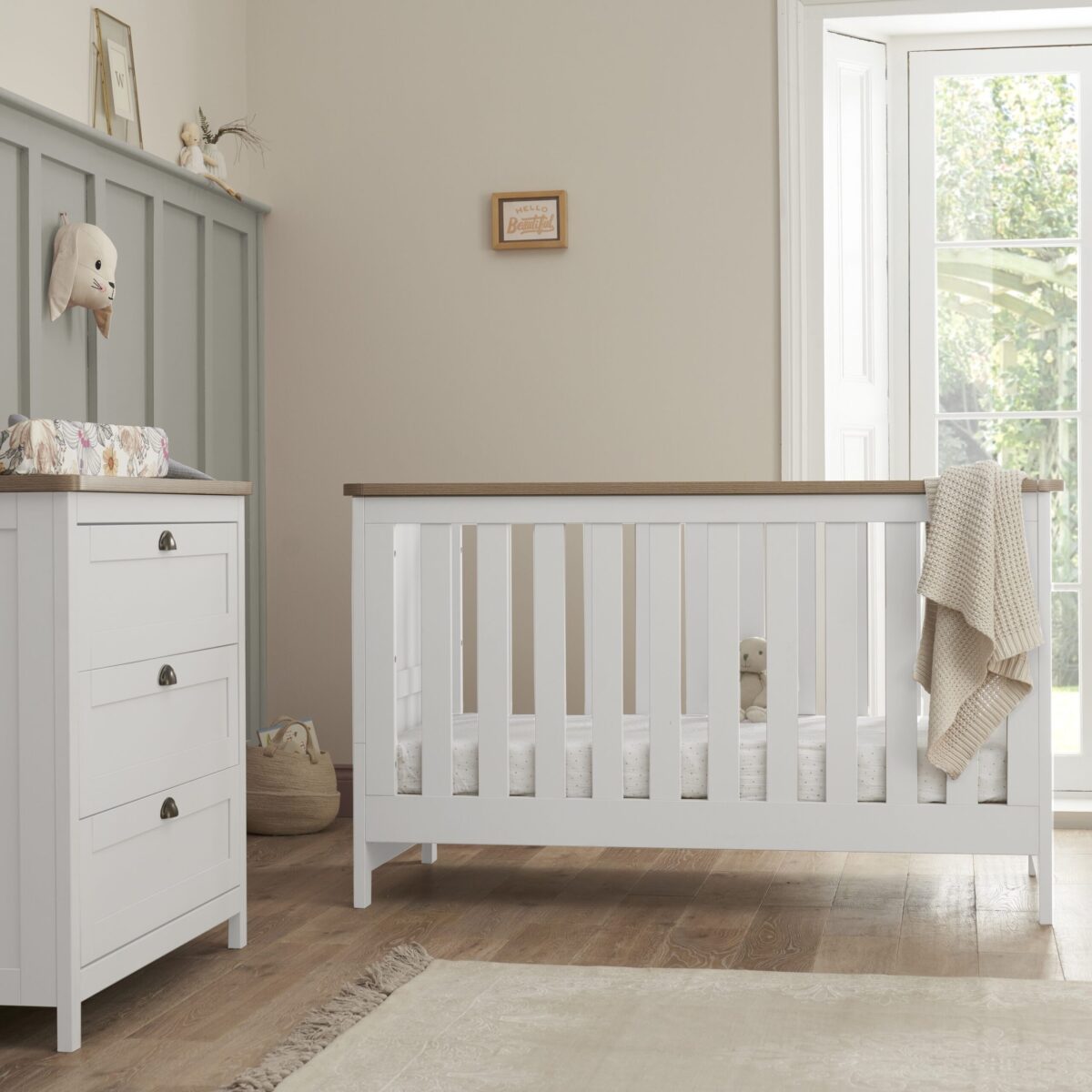 Tutti Bambini Verona 3 Piece Nursery Furniture Room Set - Image 17