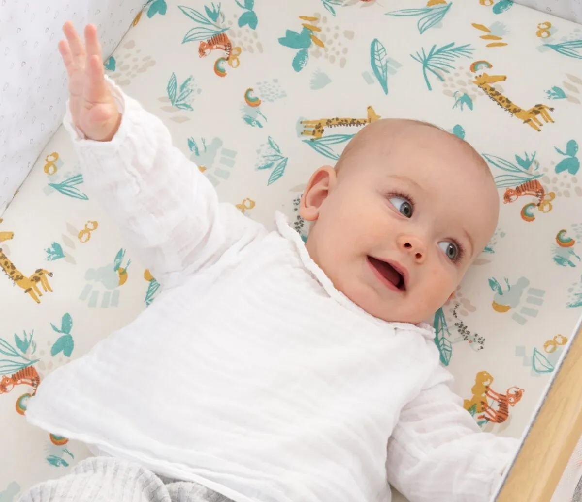 Tutti Bambini Bedside Crib Fitted Sheets 2 pack - Image 5