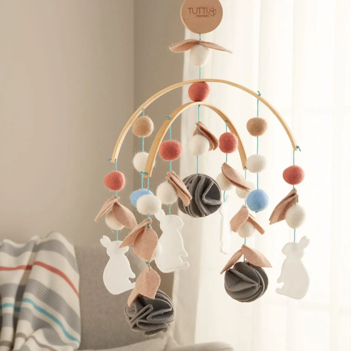 Tutti Bambini Felt Nursery Mobile - Image 2