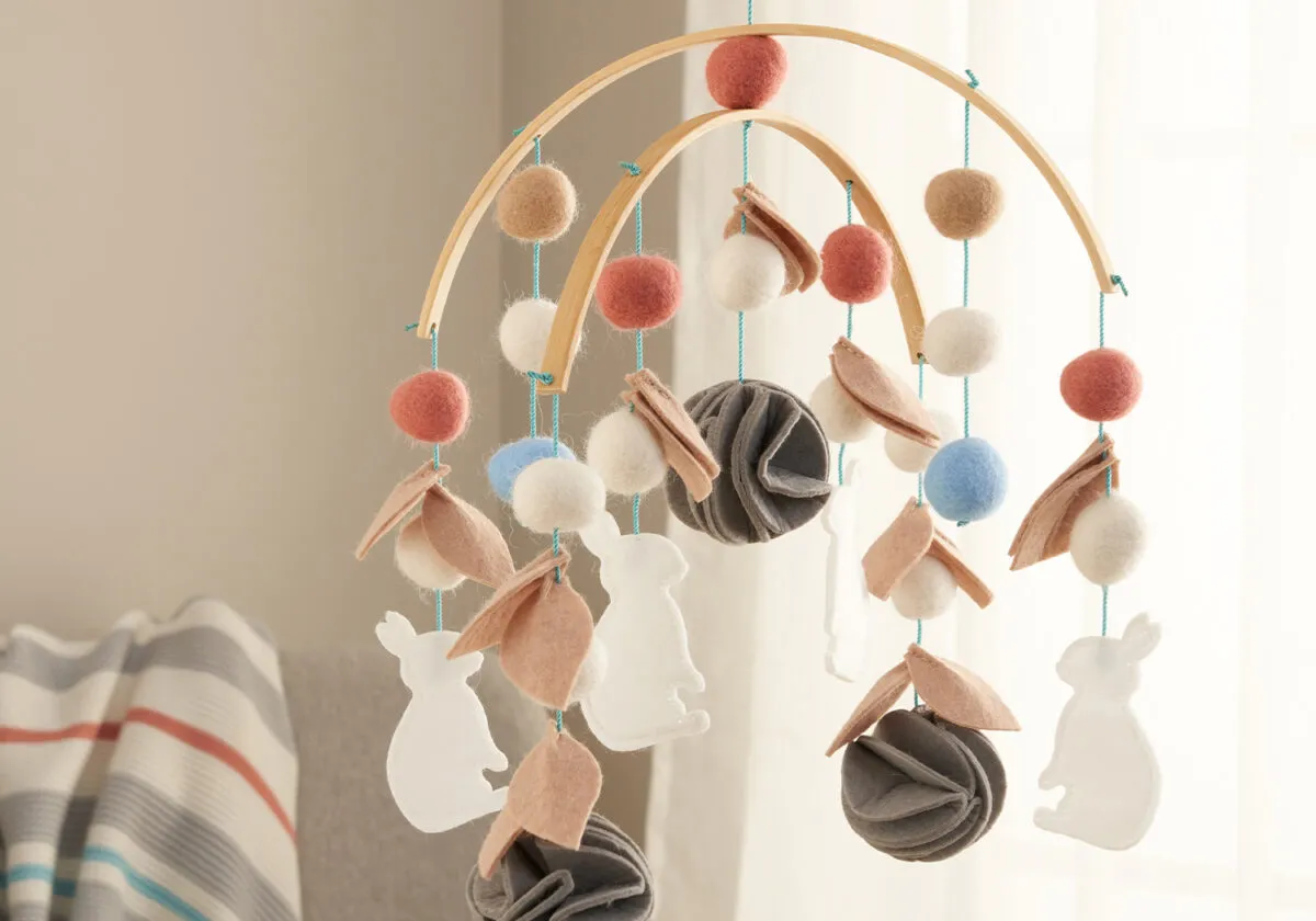 Tutti Bambini Felt Nursery Mobile - Image 7