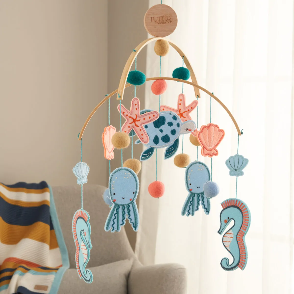 Tutti Bambini Felt Nursery Mobile - Image 3