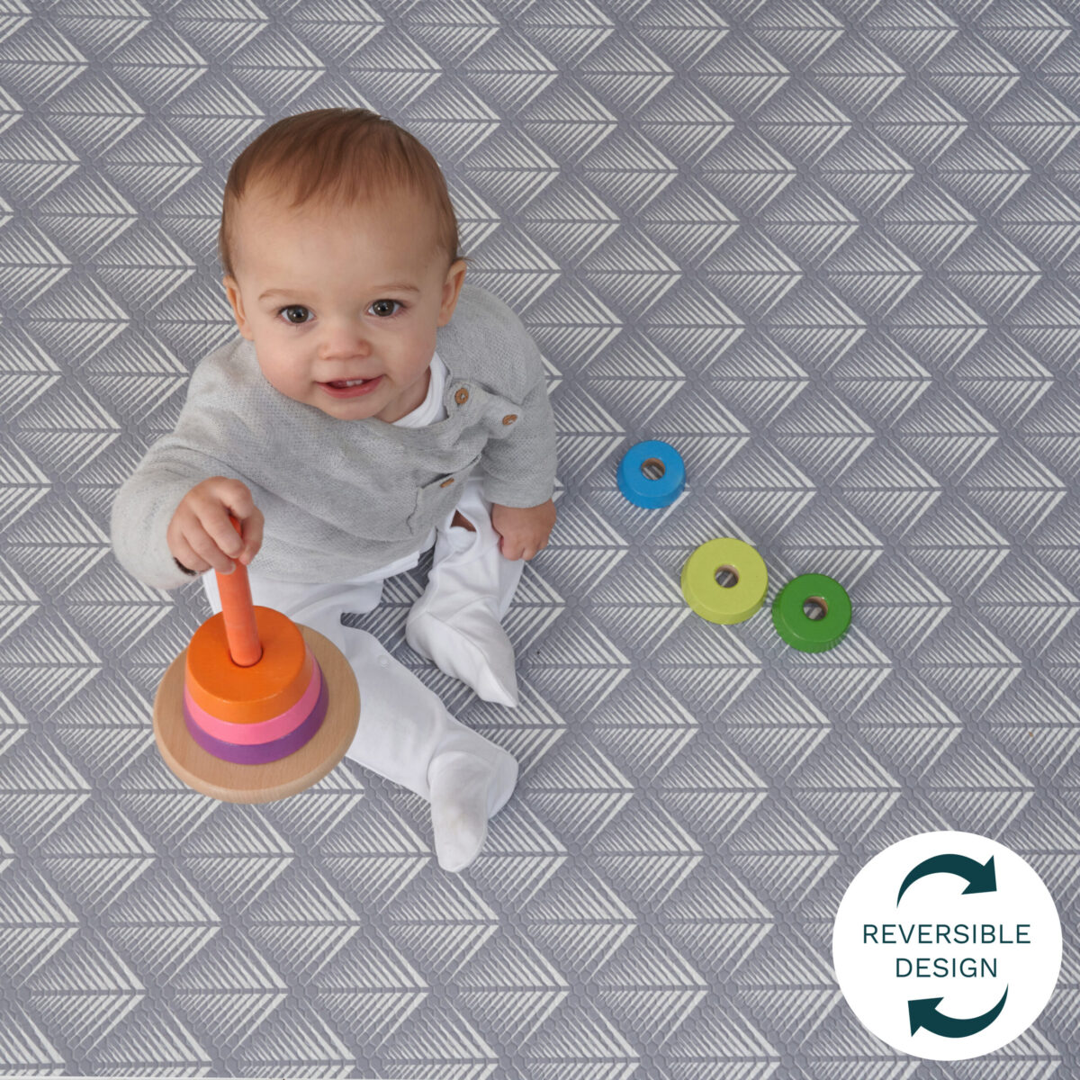 Tutti Bambini Luxury XL Reversible Playmat - 200cm x 140cm - Image 4