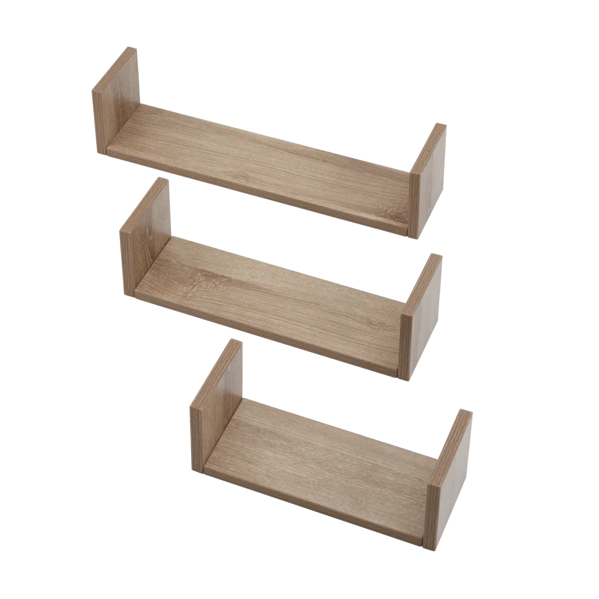 Tutti Bambini Modena Set of Three U-Shaped Wall Shelves - Image 4