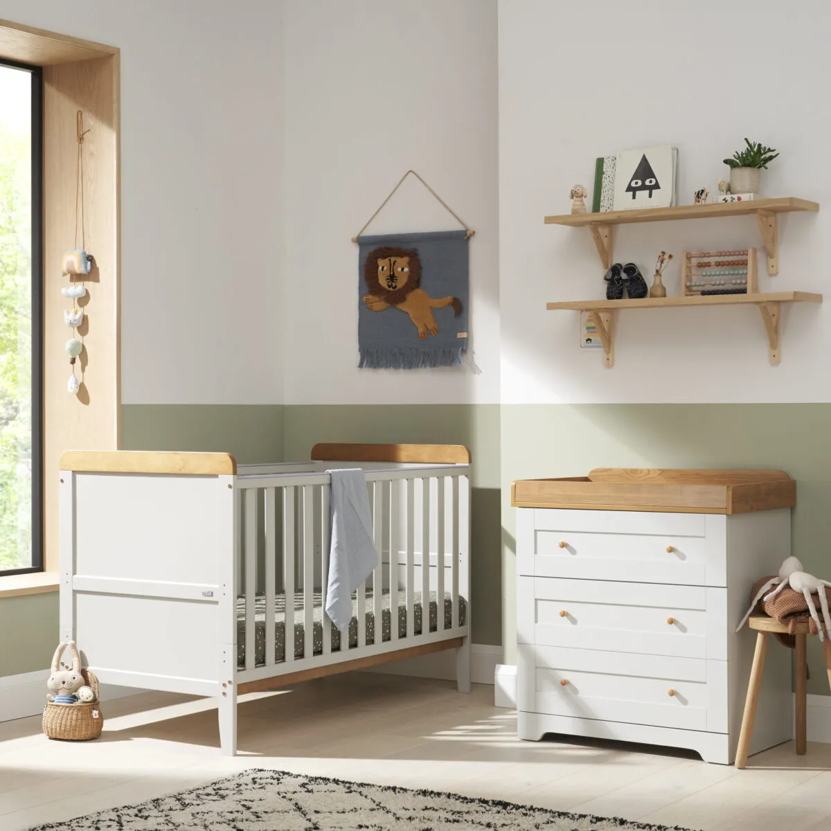 Tutti Bambini Rio 2 Piece Nursery Furniture Room Set Includes Cot Bed And Chest Changer - Image 3