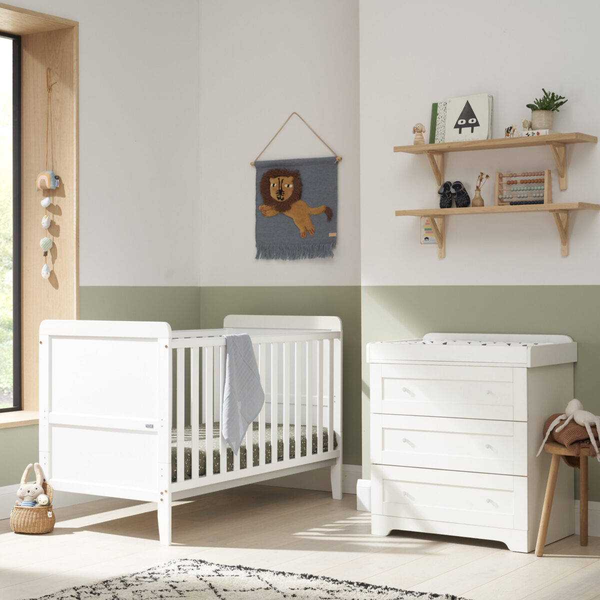 Tutti Bambini Rio 2 Piece Nursery Furniture Room Set - Image 4
